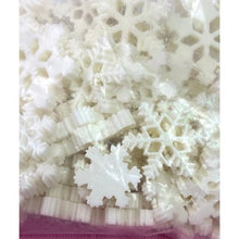 Load image into Gallery viewer, 3 Packs White Glitter Resin Snowflake Charms for Crafts and Decorations