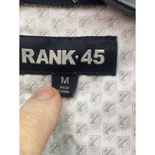 Load image into Gallery viewer, RANK.45 Shirt Mens Medium Striped Country Western Button Down Academia Preppy