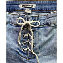 Load image into Gallery viewer, Billabong Cut-Offs Womens Extra Large Distressed Micro Shorts Beachy Festival