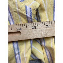 Load image into Gallery viewer, Ralph Lauren Golf Shirt Mens Medium Button Down Yellow Stripe Tilden Preppy