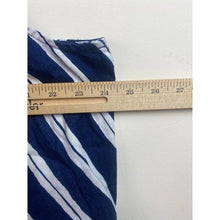 Load image into Gallery viewer, Lands End Dress Womens 1XL Linen Nautical Costal Beachy Sleeveless Stripes