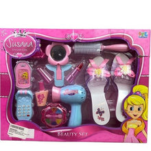 Load image into Gallery viewer, Pretend Play Beauty Playset Dress-up Hair Make-up Sensory Toy