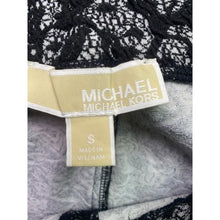 Load image into Gallery viewer, MICHAEL KORS Pants Womens Small White Floral Jacquard Lace Old Money Pull On