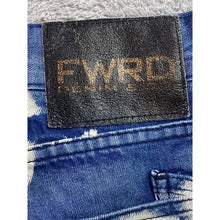 Load image into Gallery viewer, FWDR Denim Jeans Mens 44x32 Bleached Distressed Ripped Thrashed Baggy Y2K Grunge