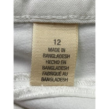 Load image into Gallery viewer, DKNY Jeans Womens 12 White Cargo Costal Beachy Travel Career Mature Preppy
