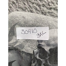 Load image into Gallery viewer, Harley Davidson Shirt Mens 3XL Ringer Skull Motorcycle Grunge Spell Out Beach