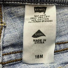 Load image into Gallery viewer, Levis Jeans Womens 16M Low Rise Utility Pockets Light Wash Grunge Academia