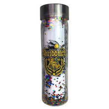 Load image into Gallery viewer, Harry Potter Water Bottle Quidditch Glitter Hogwarts Tumbler Screw Top Lid NIB