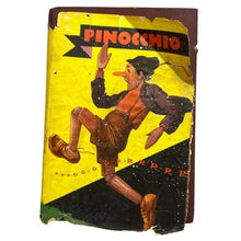 Load image into Gallery viewer, Antique 1924 Pinocchio Hardcover Book Dustjacket Illustrated