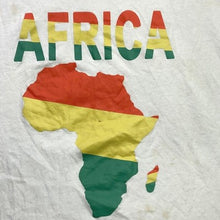 Load image into Gallery viewer, Kitokos Shirt Mens Extra Large Africa Map Spell Out AOP Everyday Streetwear
