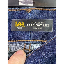 Load image into Gallery viewer, Lee Jeans Womens 22W Plus Relaxed Fit Straight Leg Everyday Academia NWT