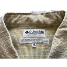 Load image into Gallery viewer, Columbia Shirt Mens Extra Large Fishing Button Up Outdoor Performance Beige