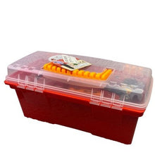 Load image into Gallery viewer, Pretend Play Toolbox Tools Playset Construction Toy Educational Sensory 26 Pcs.