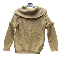 Load image into Gallery viewer, Knox Rose Sweater Womens Extra Small Knit Pullover Neutral Cowl Neck Academia