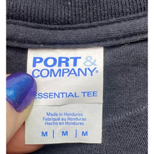 Load image into Gallery viewer, Fayetteville Marksmen Shirt Mens Medium Spell Out Hockey Logo Athleisure AOP