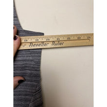 Load image into Gallery viewer, Duluth Trading Co Dress Womens Medium Sleeveless Comfy Side Slit Gray Stripe