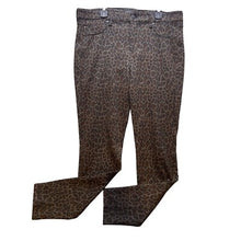 Load image into Gallery viewer, Liverpool Pants Womens 10/30 Brown Gray Leopard Print Stretch Trendy Festival