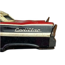 Load image into Gallery viewer, Vintage Japan Tin Litho Toy Car Cadillac Red Black Collectible