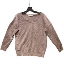 Load image into Gallery viewer, Grana Sweater Mens Extra Small Mongolian Cashmere V-Neck Preppy Dusty Plum
