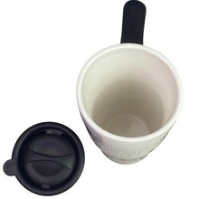Load image into Gallery viewer, US Air Force Mug 18oz Ceramic Travel Lid Handle Coffee Cup NIB