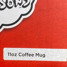 Load image into Gallery viewer, Itchy and Scratchy Show Coffee Mug The Simpsons 11oz Matt Groening NIB