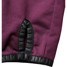 Load image into Gallery viewer, Victoria's Secret PINK Sweat Jacket Womens Small Spell Out 1/4 Zip Athletic