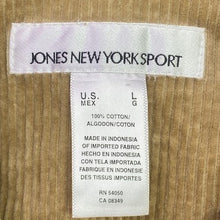Load image into Gallery viewer, Jones New York Jacket Womens Large Corduroy Double Breasted Coat Mature Career