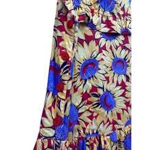 Load image into Gallery viewer, Vintage Mousefeathers Dress Girls 12 Sunflowers AOP Sleeveless Sailor Buttons