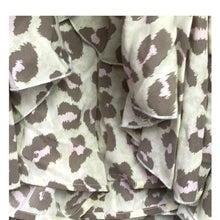 Load image into Gallery viewer, Entro Skirt Womens Large Leopard Tiered Ruffle Skort Drawstring Pull On Coquette