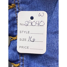 Load image into Gallery viewer, Helena Jeans Womens 16 Distressed High Rise Skinny Button Fly Distressed