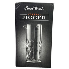 Load image into Gallery viewer, Final Touch Yarai Jigger Glass 3.4oz 100ml Cocktail Mixing Bar Cart
