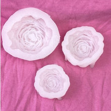 Load image into Gallery viewer, 3 Pack Peony Flower Silicone Mold Set for Candle Making Soap Resin Crafts