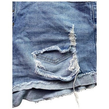 Load image into Gallery viewer, Altar'd State Shorts Womens 30 Distressed Denim Button Fly Frayed Hem Grunge