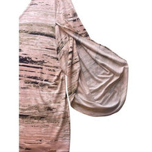 Load image into Gallery viewer, Calvin Klein Shirt Womens Extra Large Stretchy Wrap Flowy Sleeves Pink Abstract