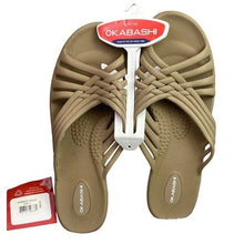 Load image into Gallery viewer, OKABASHI Sandals Womens L (9.5-10.5) Beachy Summer Coastal Weave