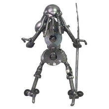 Load image into Gallery viewer, Predator Figurine Recycled Metal Art Nut Bolt Sci-Fi Warrior Collectible