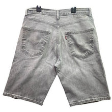Load image into Gallery viewer, Levis Shorts Mens 33 Gray Denim Jorts Hip Hop Punk Everyday Streetwear