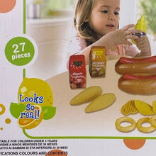 Load image into Gallery viewer, Pretend Play Food Playset Kitchen Interactive Sensory Toy NIB