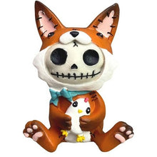Load image into Gallery viewer, Furrybones Figurine Fox Skeleton Fen Collectible Decor Gothcore NIB