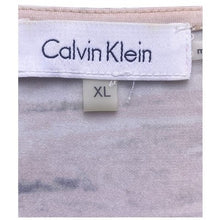 Load image into Gallery viewer, Calvin Klein Shirt Womens Extra Large Stretchy Wrap Flowy Sleeves Pink Abstract