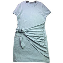 Load image into Gallery viewer, Merokeety Dress Womens Large Roughed Bow Office Career Stretchy Preppy Academia