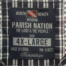 Load image into Gallery viewer, Parish Nation Shirt Mens 4XL Embroidered Y2K Hip Hop Grunge Plaid Button Down