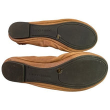 Load image into Gallery viewer, Lucky Brand Shoes Womens 6.5M Ballet Flats Brown Leather Casual Slip On Braided