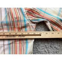 Load image into Gallery viewer, Alan Flusser Shirt Mens Medium Plaid Preppy Academia Office Career Contrast Cuff