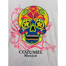 Load image into Gallery viewer, Cozumel Shirt Mens Extra Large Sugar Skull Travel Coastal Beachy Festival