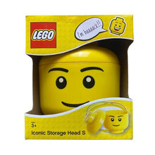 Load image into Gallery viewer, LEGO Iconic Storage Head Small Yellow Container Organizer Collectible New in Box