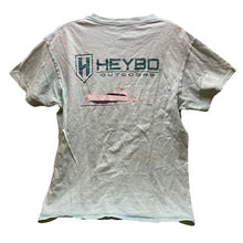 Load image into Gallery viewer, HEYBO Shirt Mens Medium Outdoors Boating Outdoors Spell Out Short Sleeve Casual