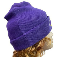 Load image into Gallery viewer, Los Angeles Lakers Beanie Adult New Era NBA Basketball Logo Spell Out