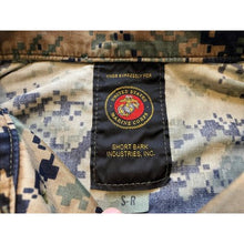 Load image into Gallery viewer, US Marines Jacket Mens Small Pixel Digital Skater Button Front Grunge Gorpcore