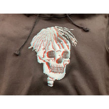 Load image into Gallery viewer, XXXTentacion Hoodie Mens Medium Black Skull Grunge Spell Out Pullover Gothcore